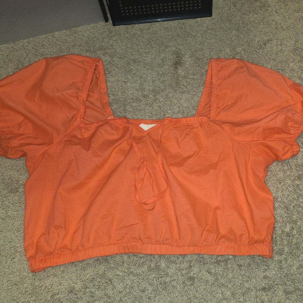 Coral Pink Poncho ON OR OFF the Shoulder Top XL